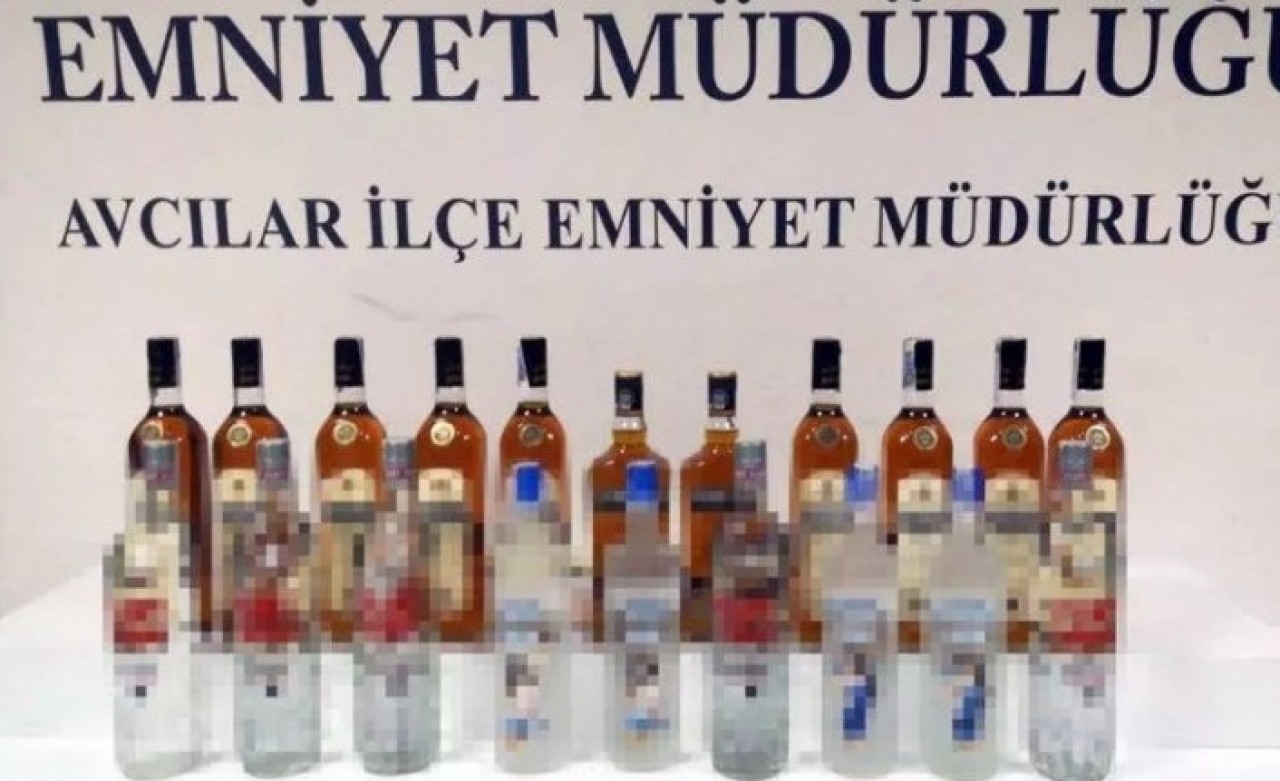 İstanbul'da sahte içki operasyonu: 3 kişi gözaltı alındı