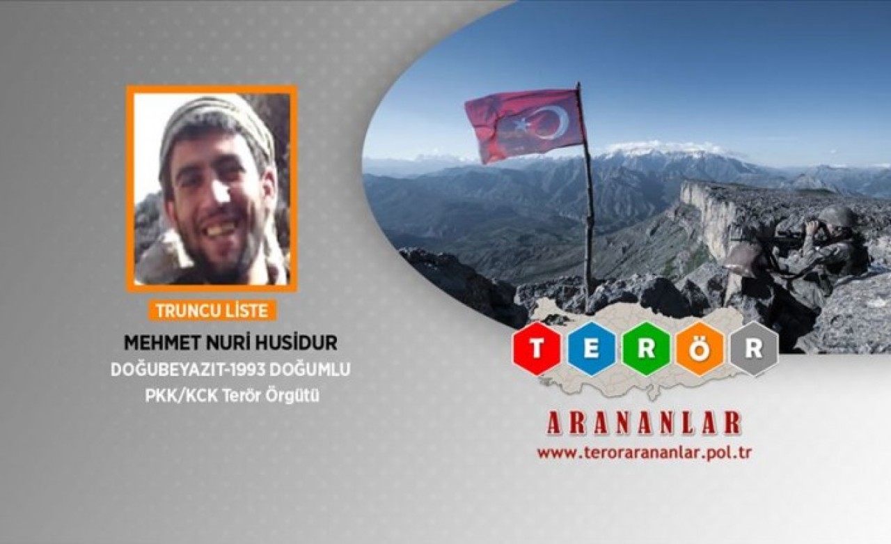 Turuncu kategoride aranan Mehmet Nuri Husidur etkisiz hale getirildi