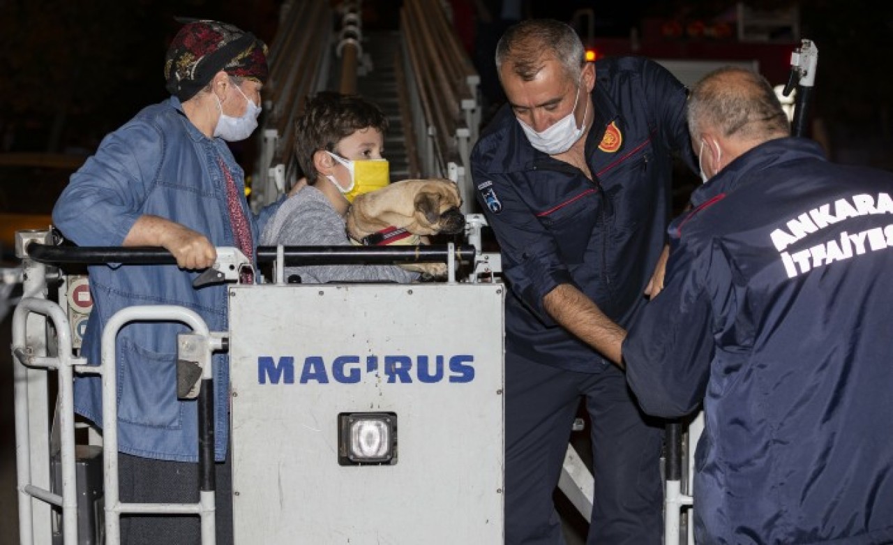 Çankaya'da yangın: Mustafa Etyemez öldü