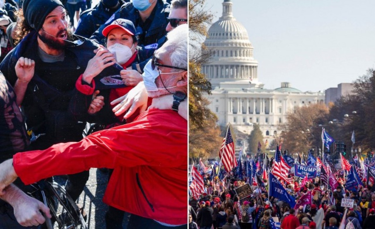 ABD'de korkutan gelişme: Trump,  'Kazanacağız' dedi,  yüzbinlerce kişi sokağa indi!