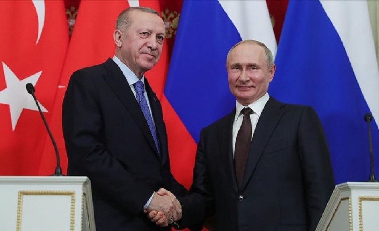 Cumhurbaşkanı Erdoğan'la Rusya Devlet Başkanı Putin arasında kritik görüşme