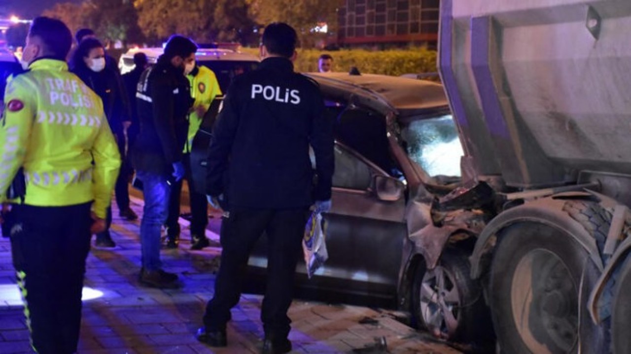 Feci kaza: Polis memuru Mehmet Çeken öldü