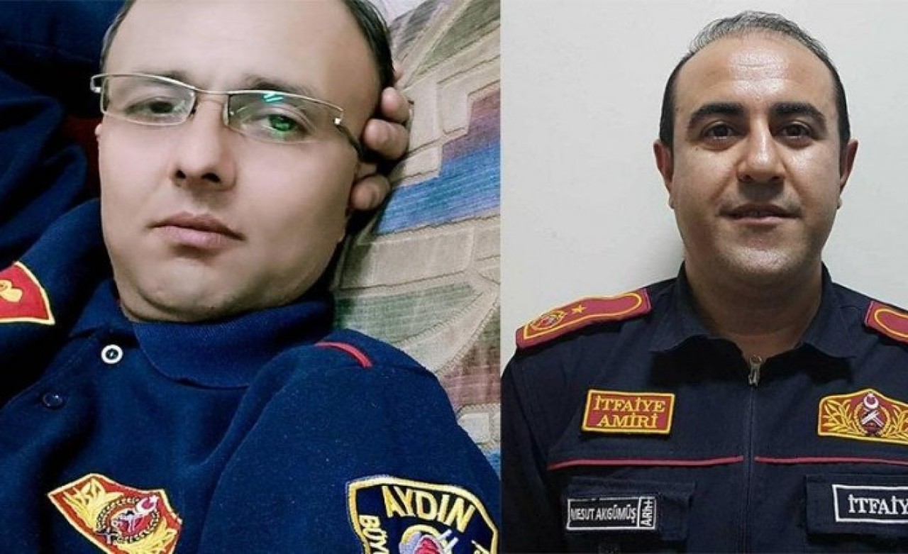 İki itfaiyeciden acı haber: Uğur Çetin ve Mesut Akgümüş öldü