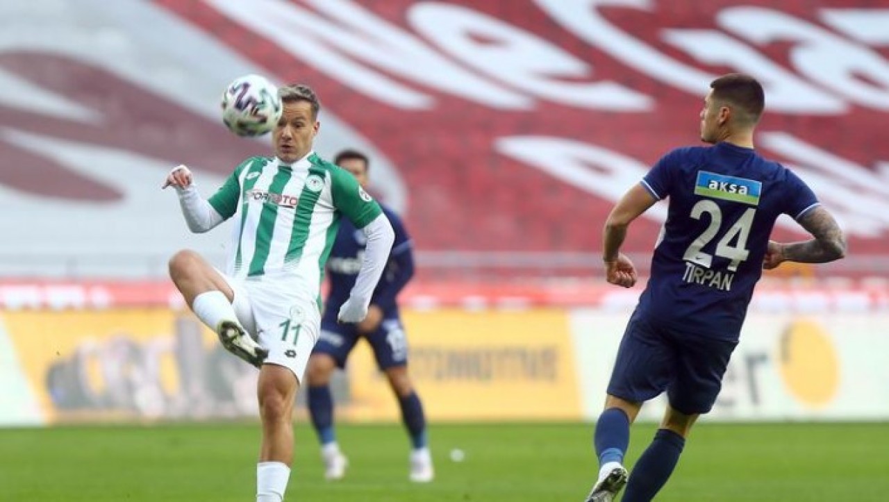 Konyaspor-Kasımpaşa: 89'da gelen zafer