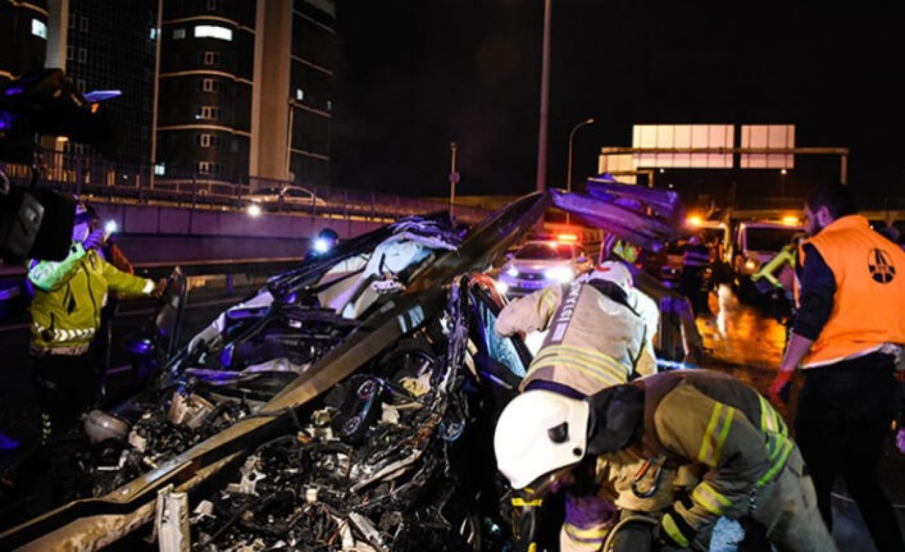 Sarıyer'de feci kaza: Berke Erkan öldü