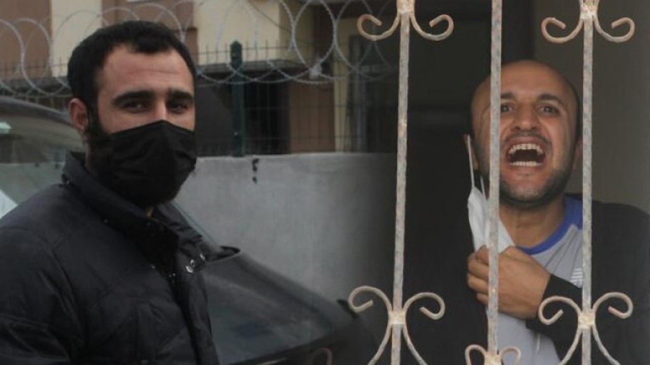Adana'da komşular İsmail Yalaz ile İsmail Taş'ın  korona kavgası