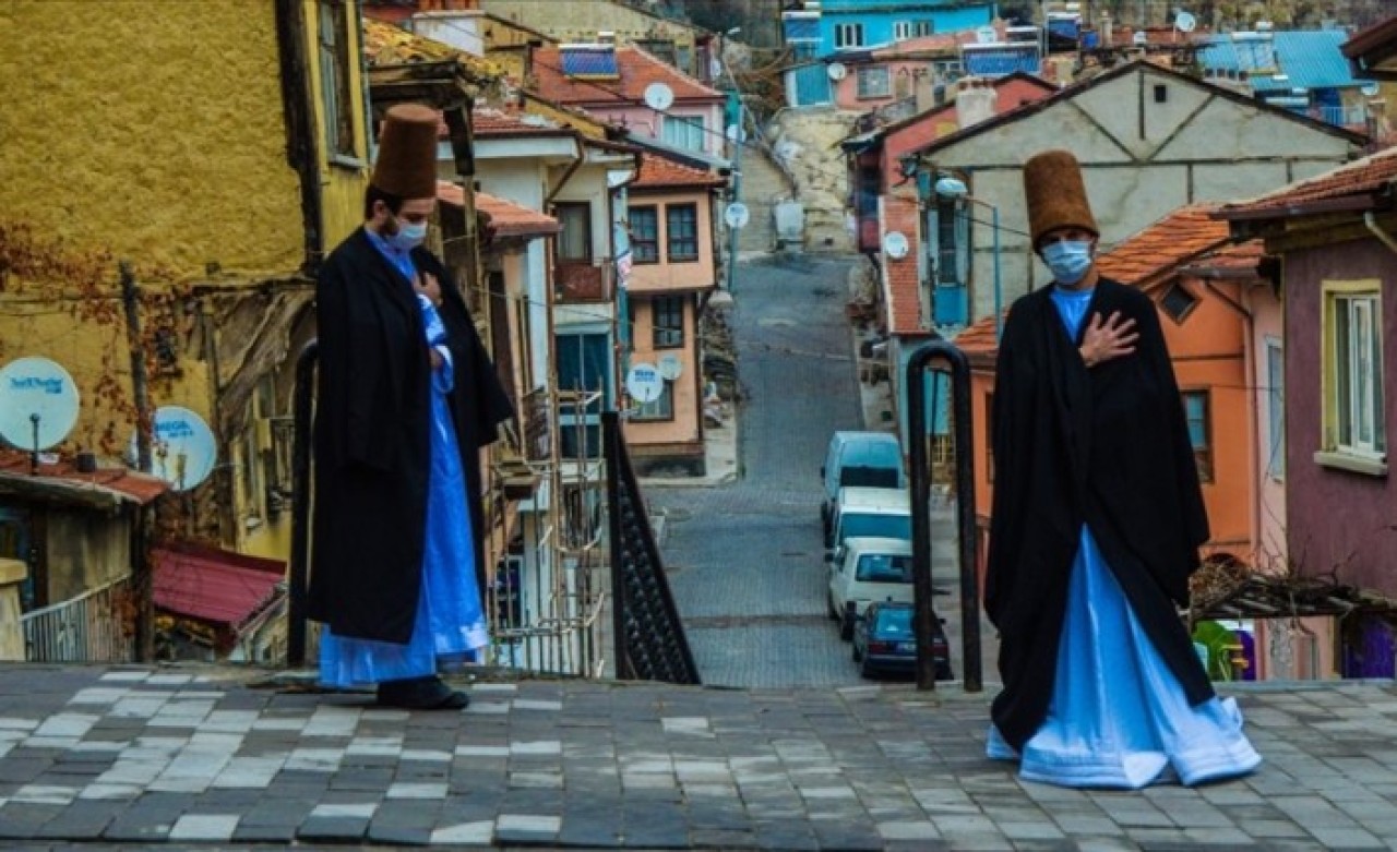 Afyon Konakları 'sema' gösterisiyle Mevlevilik atmosferine büründü