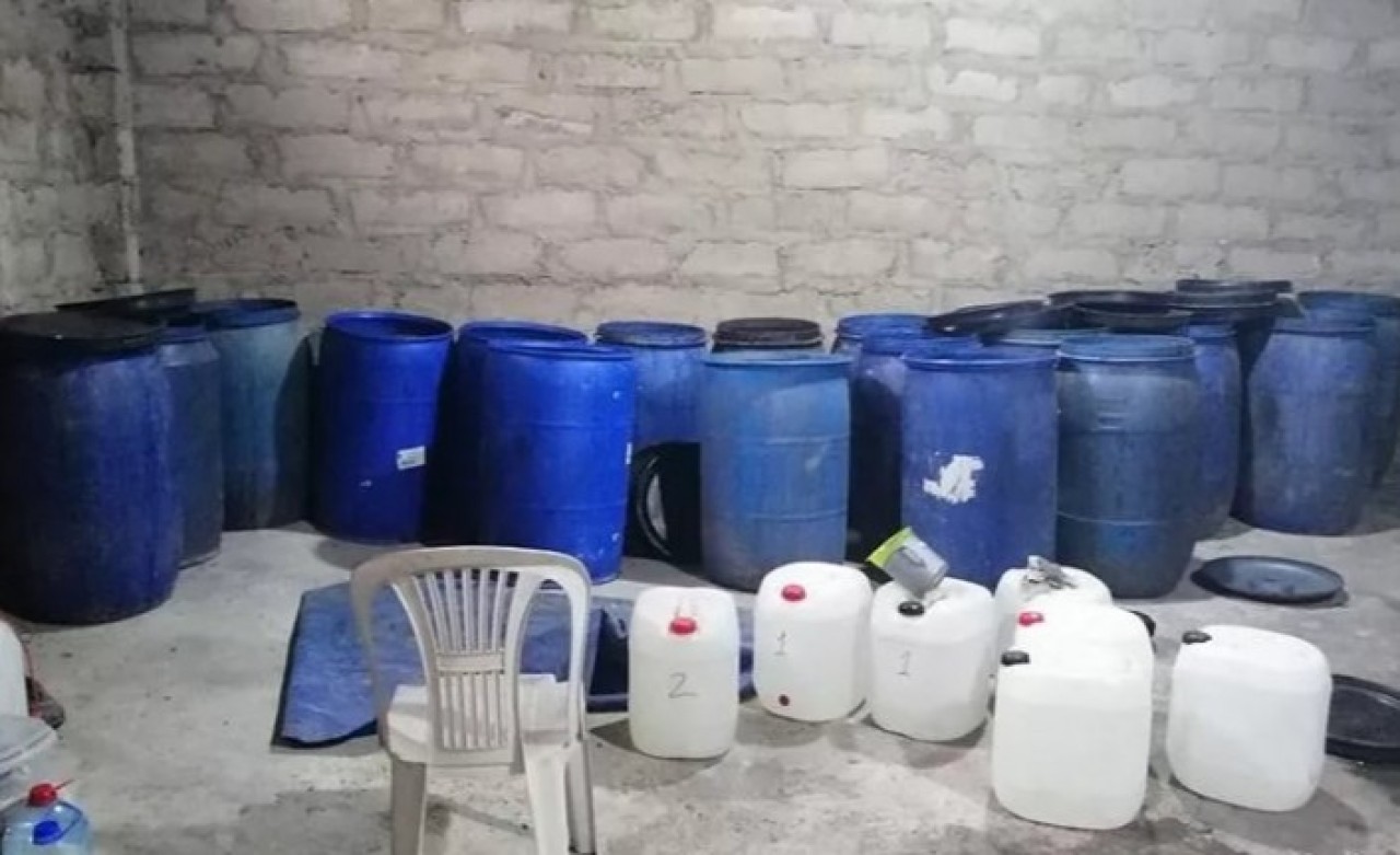 Bursa'da 123 litre sahte içki ele geçirildi