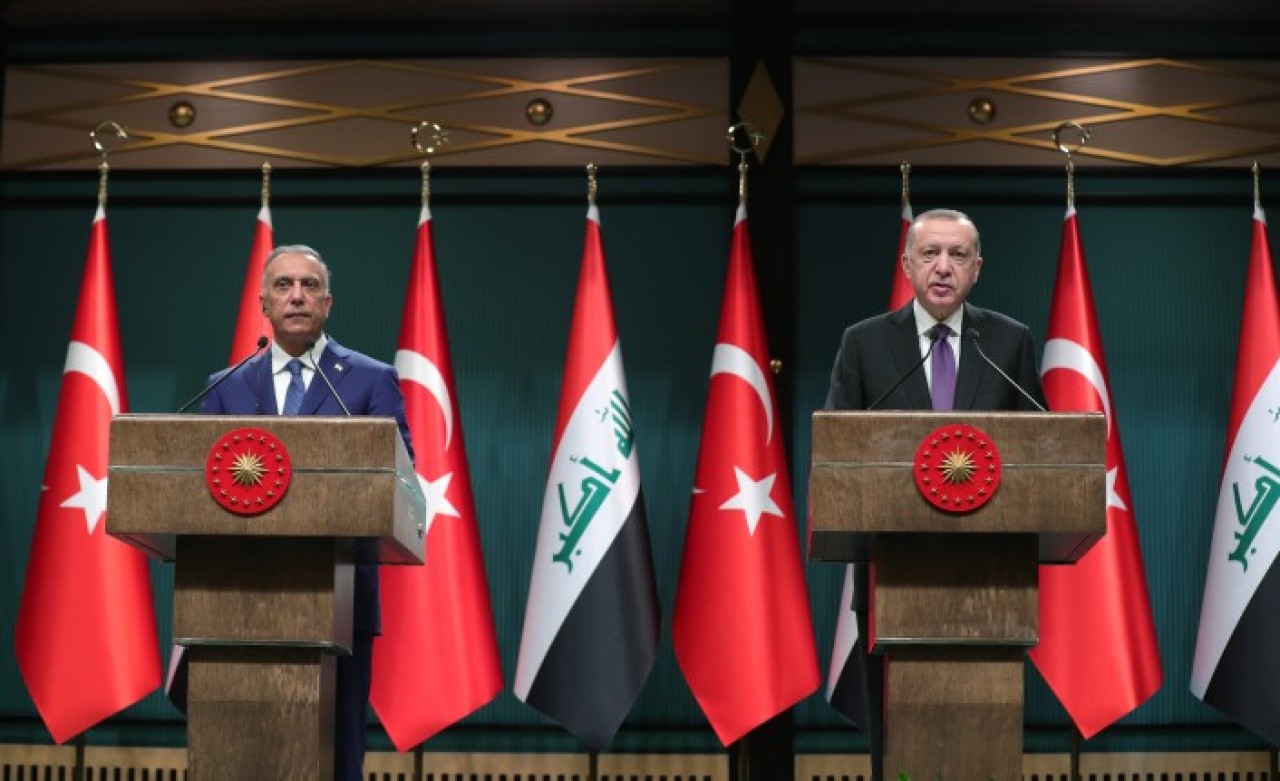 Cumhurbaşkanı Erdoğan ile Irak Başbakanı Kazımi'den ortak açıklama