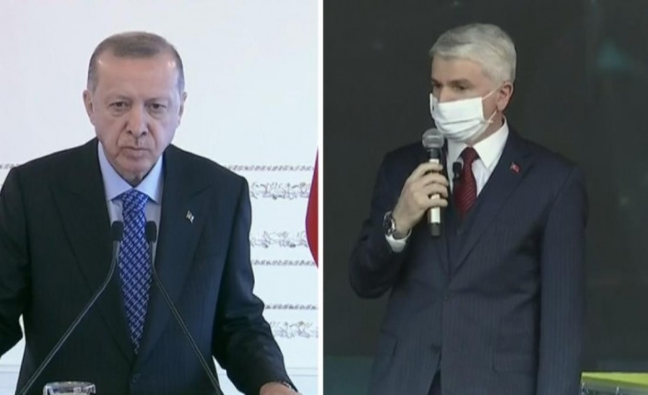 Erdoğan'ın katıldığı ilk milli helikopter motorunun teslim töreninde kriz: Hakkımızı helal etmiyoruz