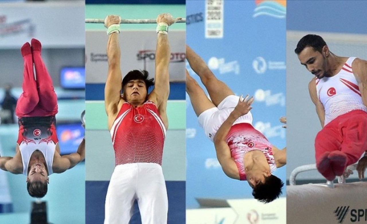 Helal olsun çocuklar: Avrupa Erkekler Artistik Cimnastik Şampiyonası'nda 8 madalya