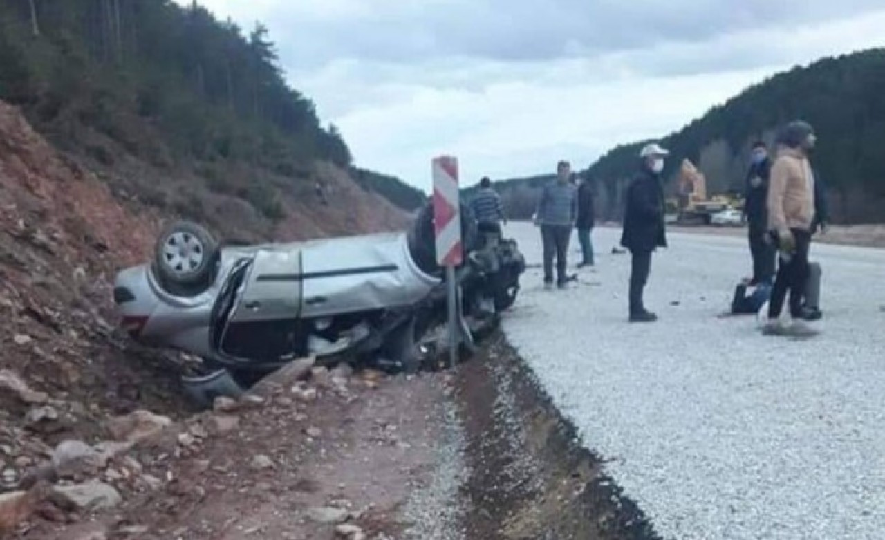 Kütahya'da kaza: Ali Kurnaz ve Fatma Kurnaz öldü
