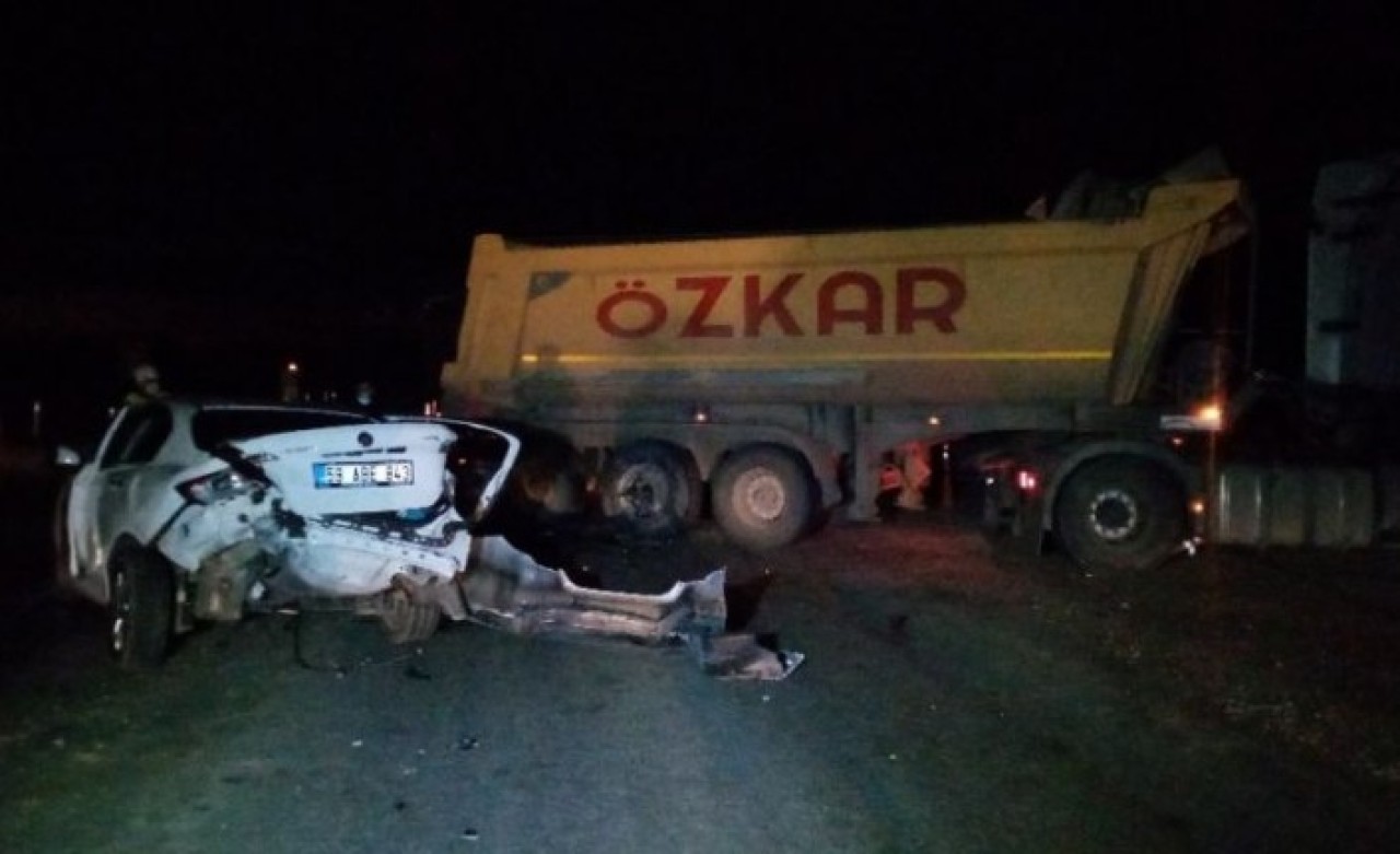 Malkara'da tır ile otomobil çarpıştı: Hikmek Akdemir öldü