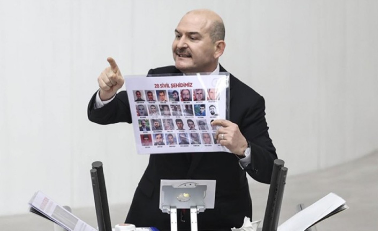 Süleyman Soylu'dan TBMM'de sert ifadeler: Haysiyetsizler!