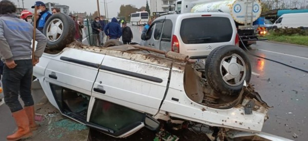 Yalova'da zincirleme kaza: Aslan Çobantürk öldü,  11 yaralı