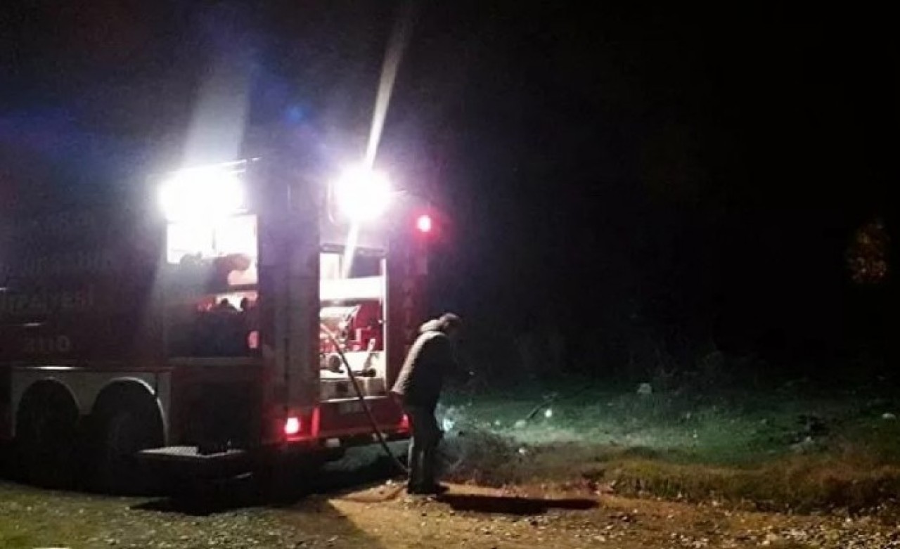 Adil Öksüz’ün çanta gömdüğü iddia edilen bölgede orman yangını