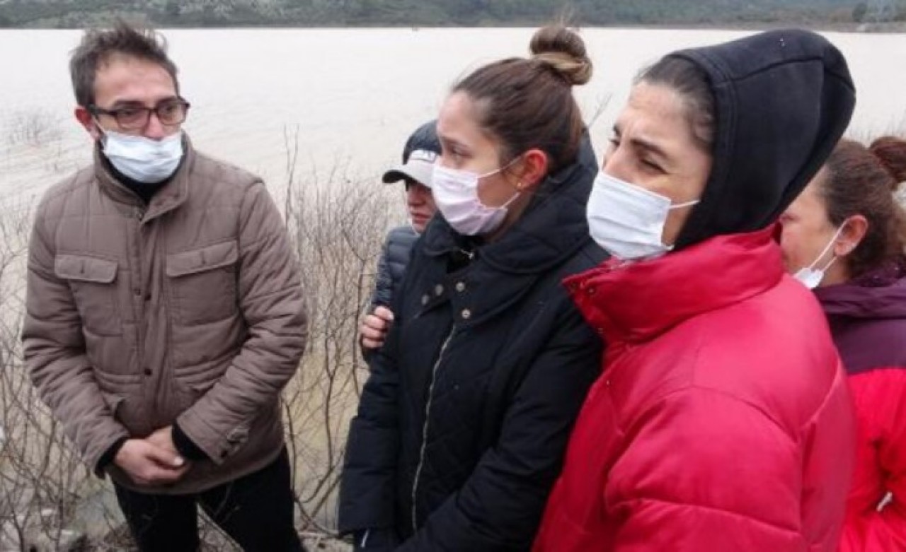 Ayvacık'ta gölete düşen araçtaki Mürsel Meracıoğlu ile Filiz Saydoğan Çiçek kayboldu