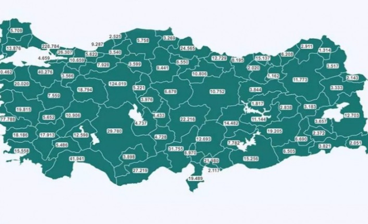 Bakan Koca'nın duyurduğu Türkiye'nin aşı haritası erişime açıldı