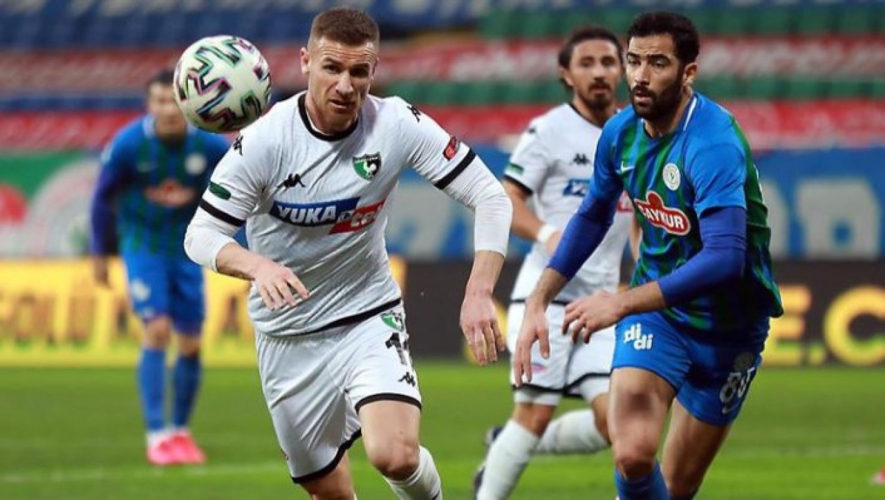 Denizlispor,  Rize'de son anda yakalandı