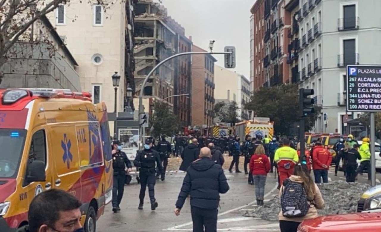 İspanya sarsıldı: Madrid'de çok şiddetli patlama