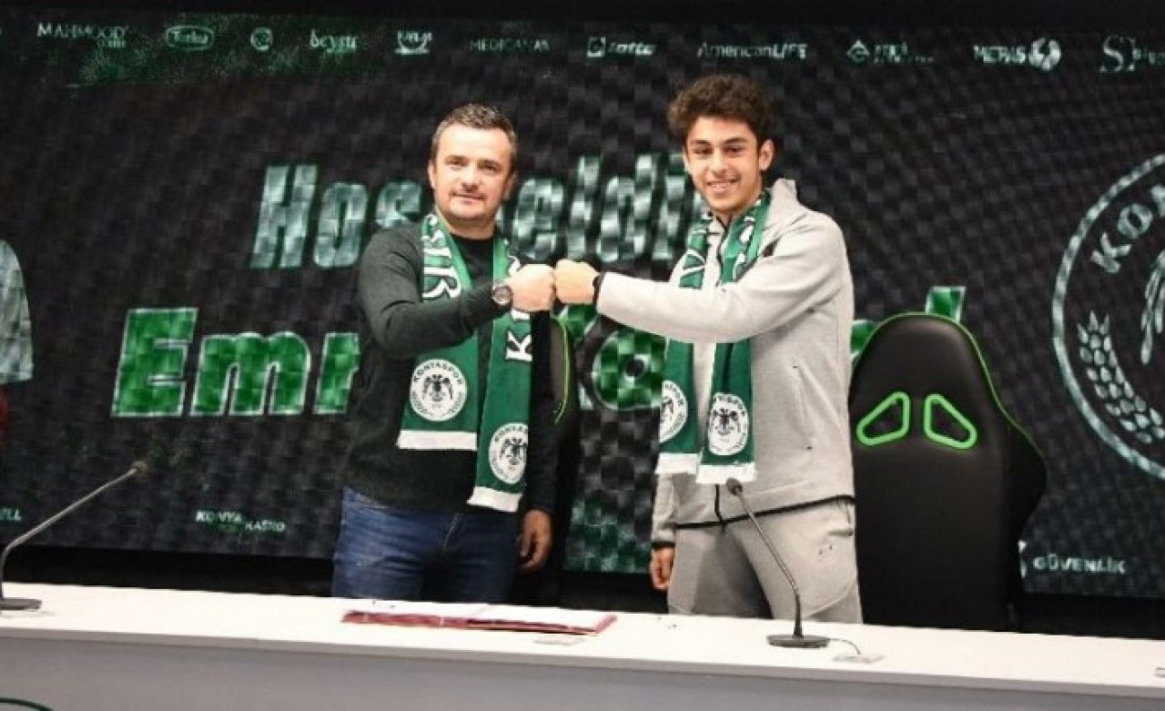 Konyaspor Teknik Direktörü İsmail Kartal,  oğlunu Konyaspor'a transfer etti!