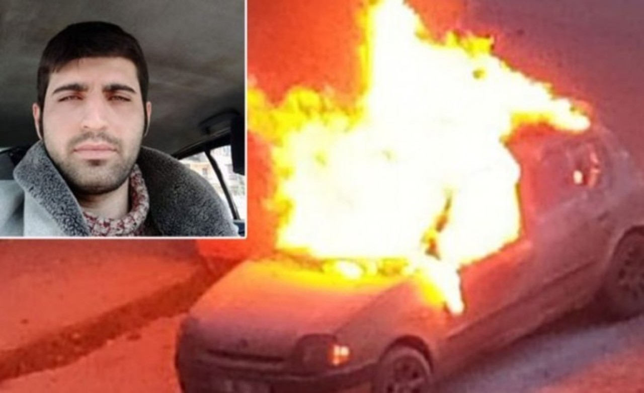 Yanan otomobilden çıkamadı: Ufuk Kızılırmak öldü