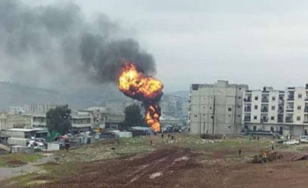 Afrin'de hain saldırı: 1 ölü,  4 yaralı