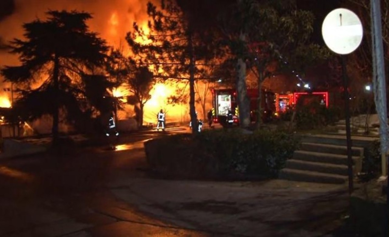 Boğaziçi Üniversitesi'nde yangın