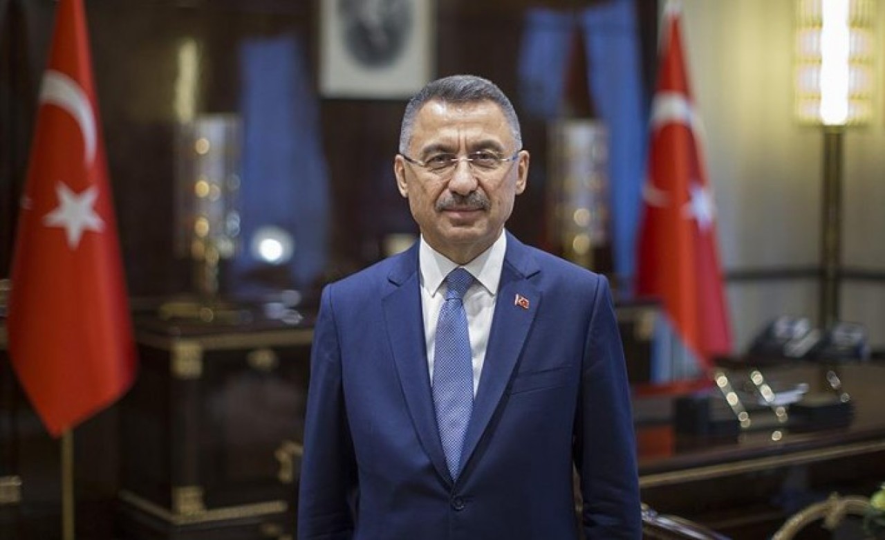 Cumhurbaşkanı Yardımcısı Oktay,  çalışma ziyareti kapsamında KKTC'de