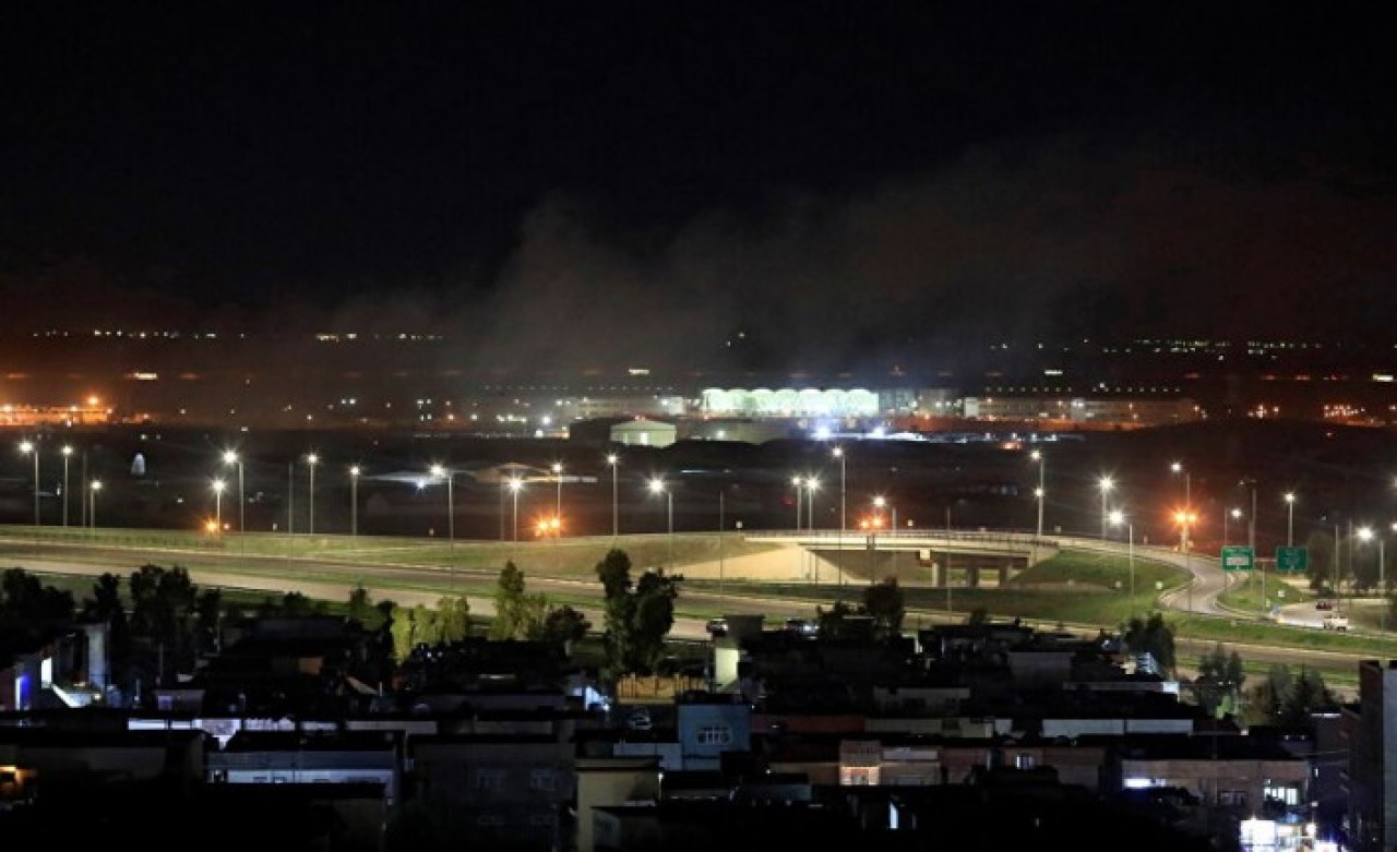 Irak'ta ABD üssünün de bulunduğu havaalanına füzeli saldırı