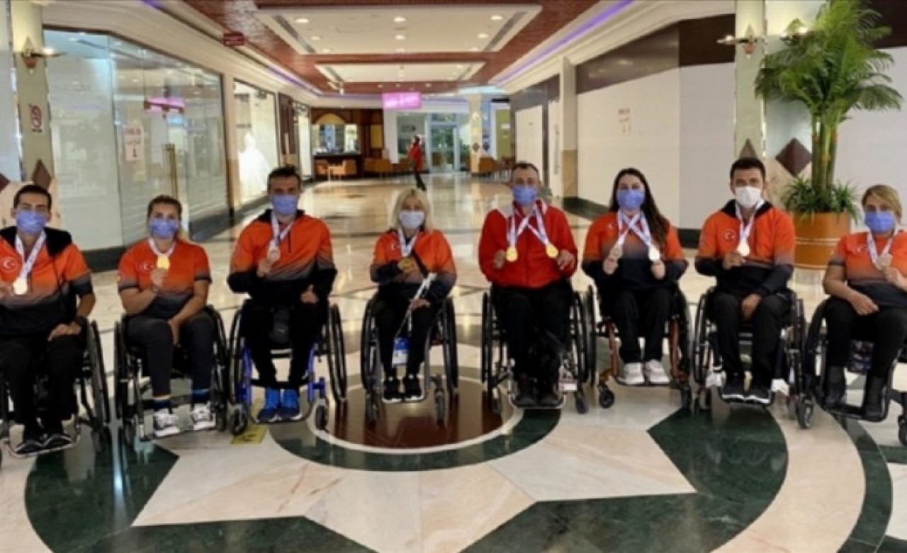 Milli para okçulardan Dubai'de 8 madalya