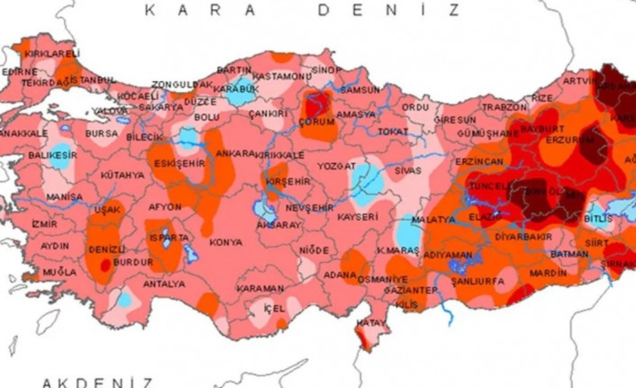 6 noktaya dikkat... Meteoroloji harita paylaşarak duyurdu!