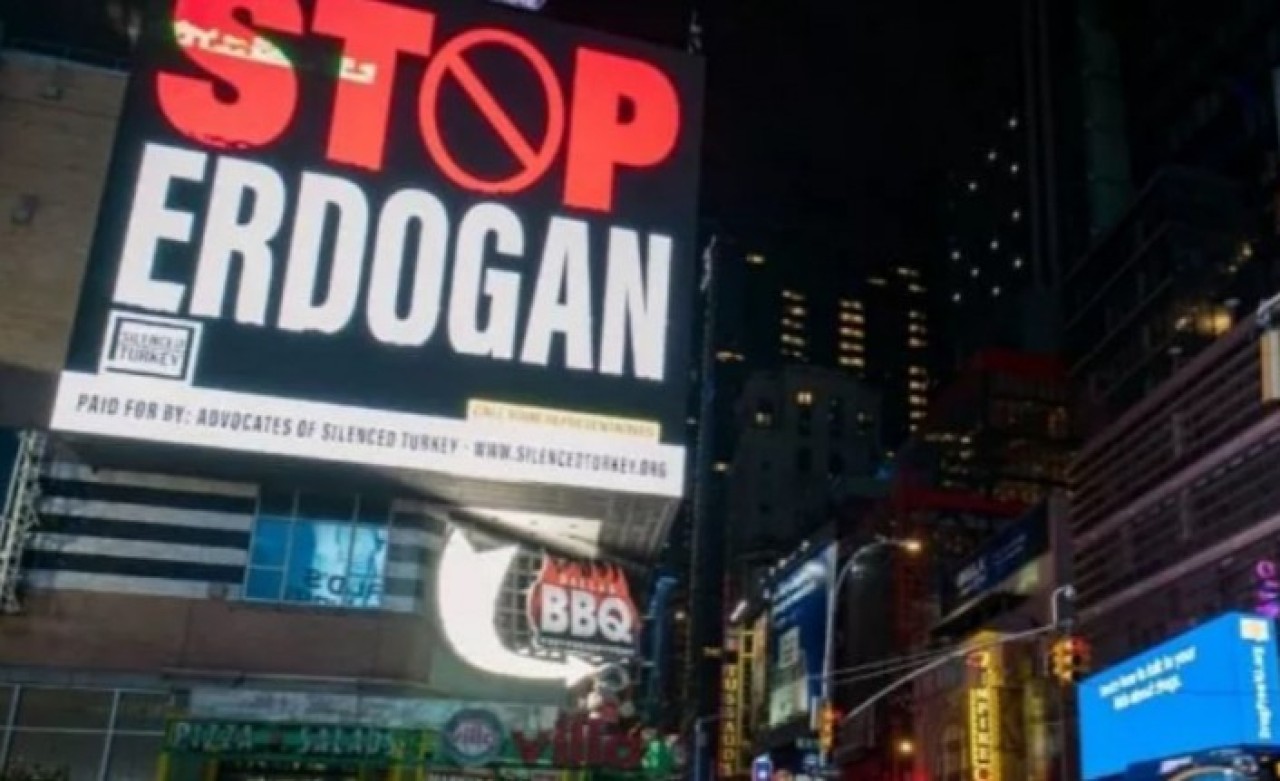 AK Parti'den ABD'deki skandal Erdoğan ilanlarına sert tepki!