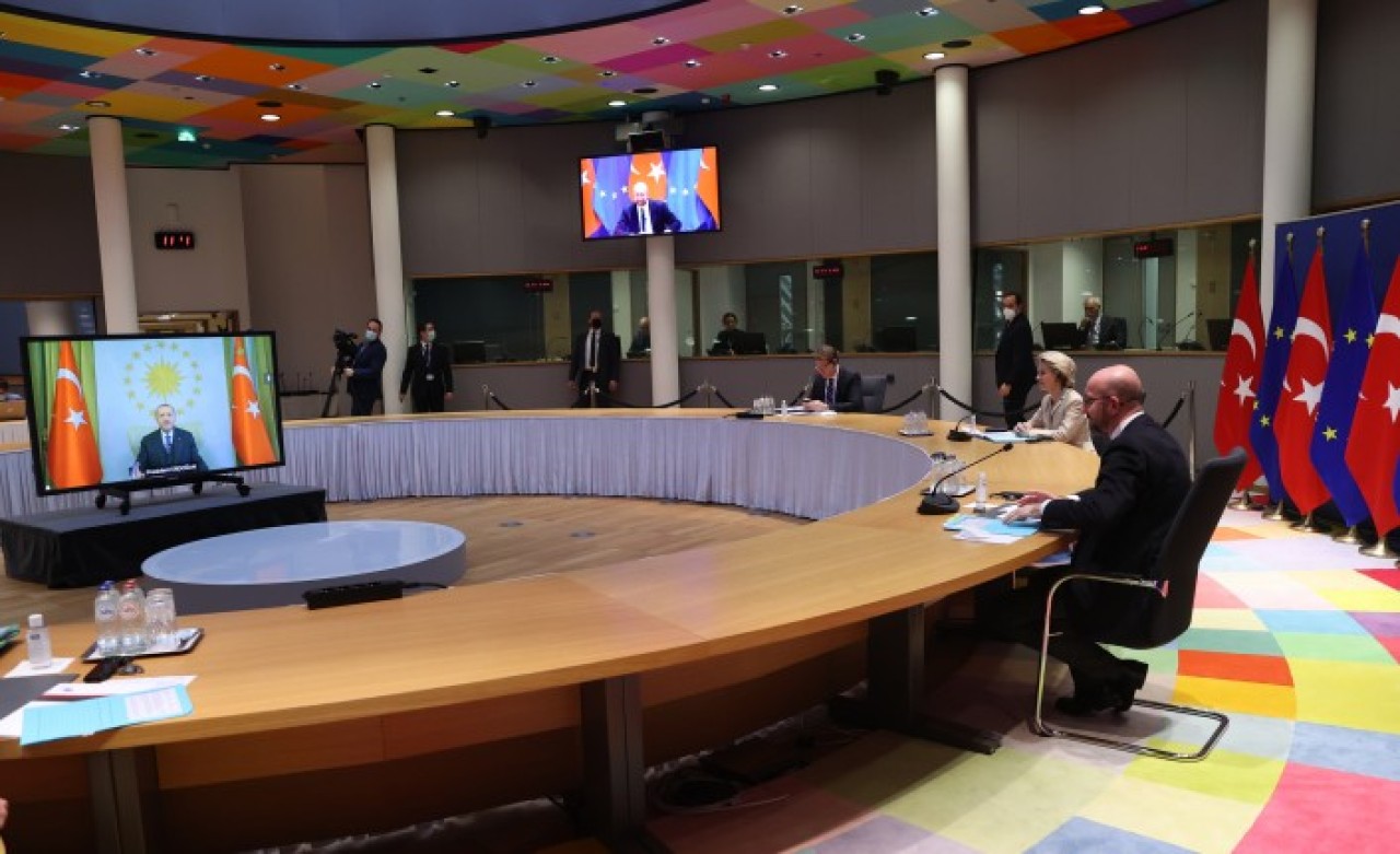 Cumhurbaşkanı Erdoğan AB yönetimiyle görüştü