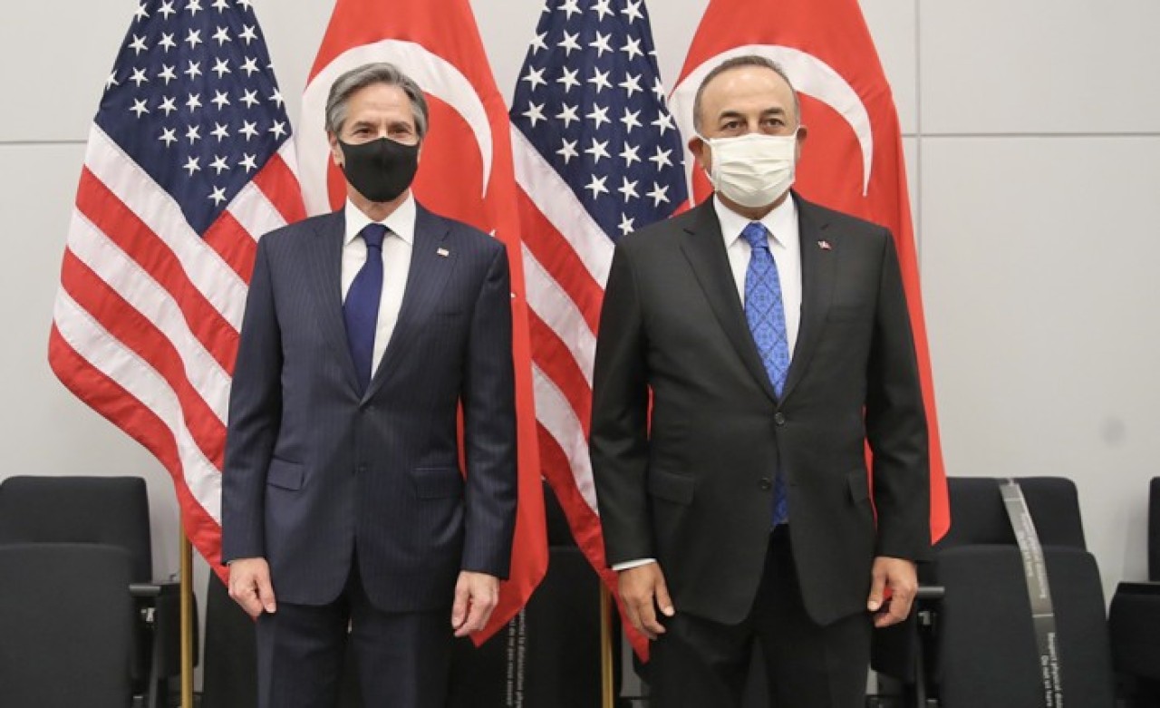 Dışişleri Bakanı Çavuşoğlu,  ABD’li mevkidaşı Blinken ile bir araya geldi