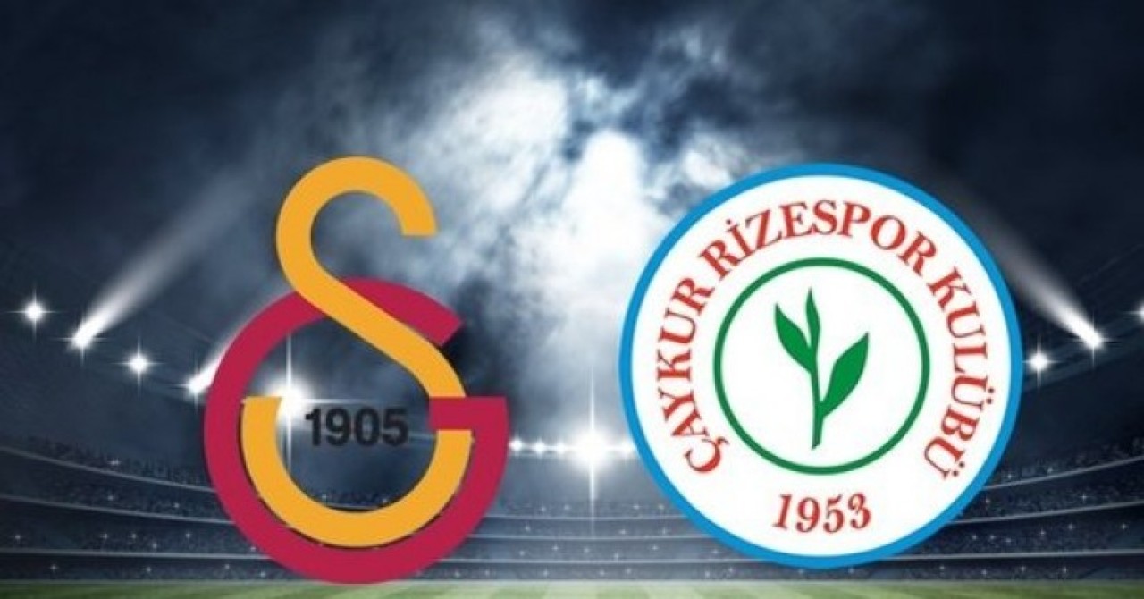 Galatasaray,  Çaykur Rizespor karşısında: İlk onbirler belli oldu