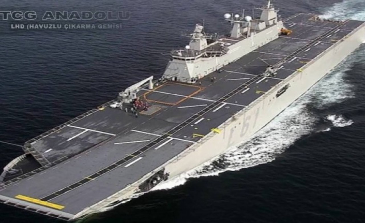 TCG Anadolu dünyanın ilk SİHA gemisi olacak