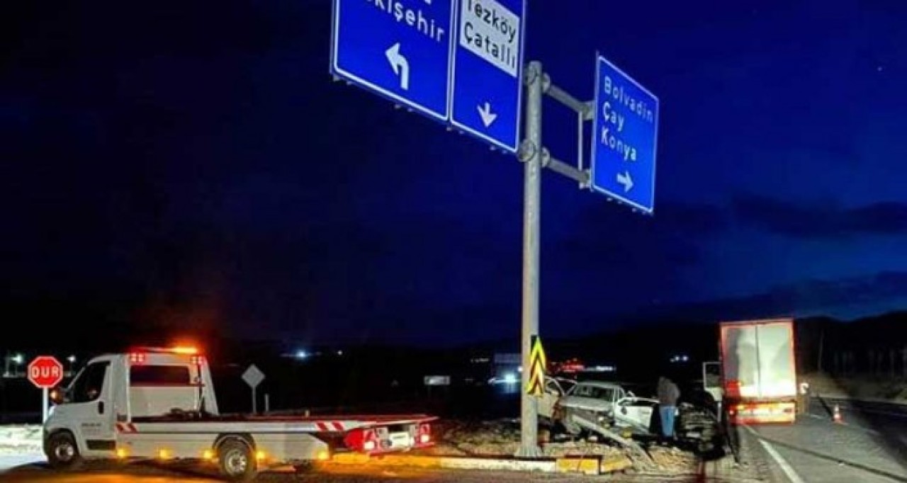 Afyonkarahisar'da feci kaza: Mesut Nebi,  Ramazan Mutlu,  Yusuf Kelismail öldü