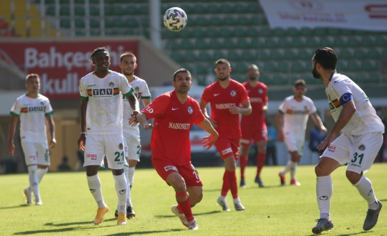 Alanyaspor-Gaziantep FK: Gol yağmuru