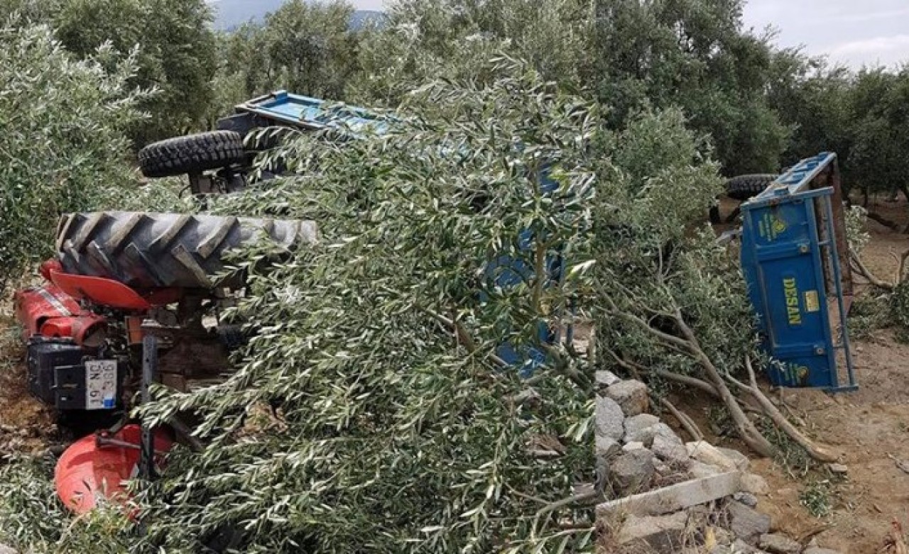 Aydın'da traktör devrildi: Coşkun Çalışkan öldü