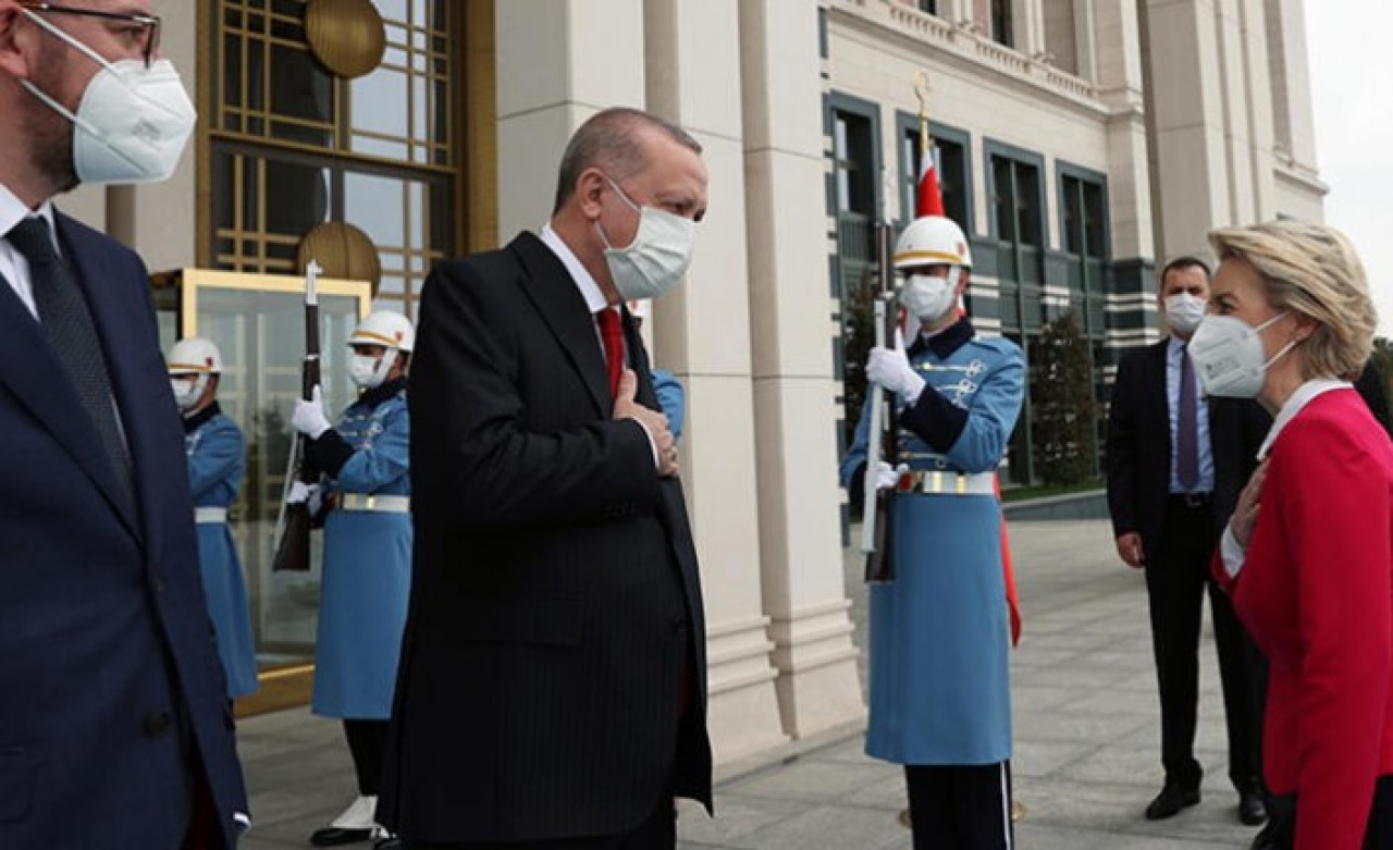 Cumhurbaşkanı Erdoğan'dan AB heyeti ile kritik görüşme