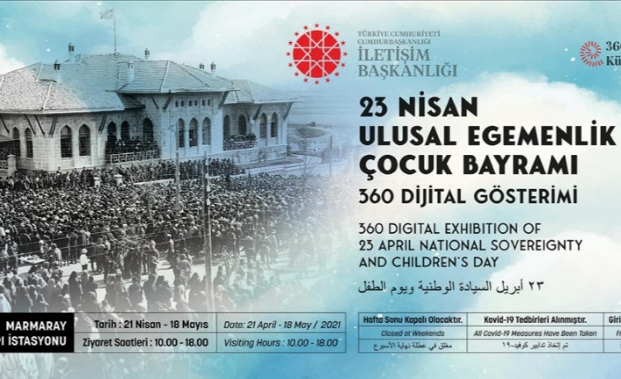 Cumhurbaşkanlığı İletişim Başkanlığından 23 Nisan'a özel sergi