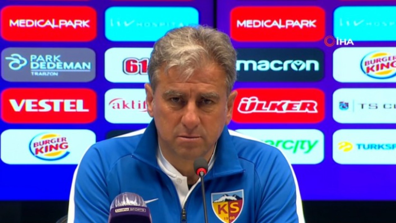 Kayserispor'da Hamza Hamzaoğlu ile ilgili flaş karar