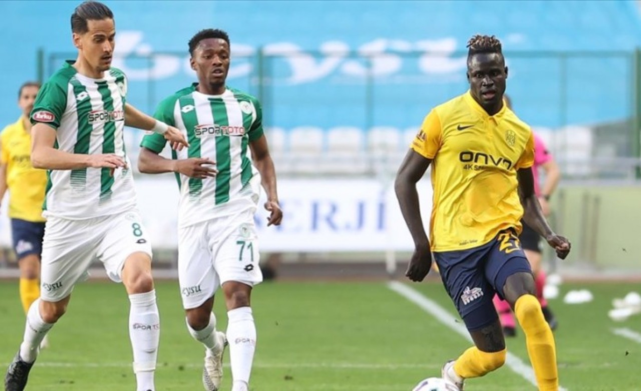 Konyaspor-Ankaragücü: Goller ikinci yarıda