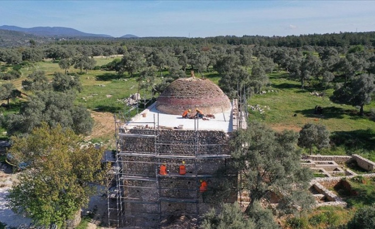 Muğla'da 600 yıllık Yelli Cami restorasyonla eski ihtişamına kavuşuyor