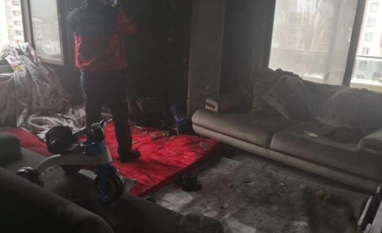 Şanlıurfa'da yangın: Anne Gülsüm Aslan öldü,  oğlu yaralandı