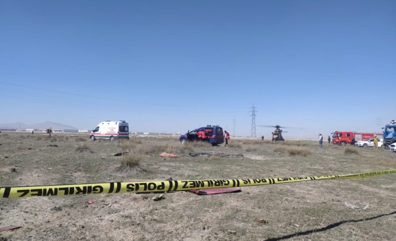 Son dakika: Konya'da uçak düştü!