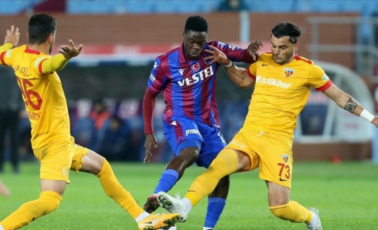 Trabzonspor-Kayserispor: Bakasetas'ın golü de yetmedi