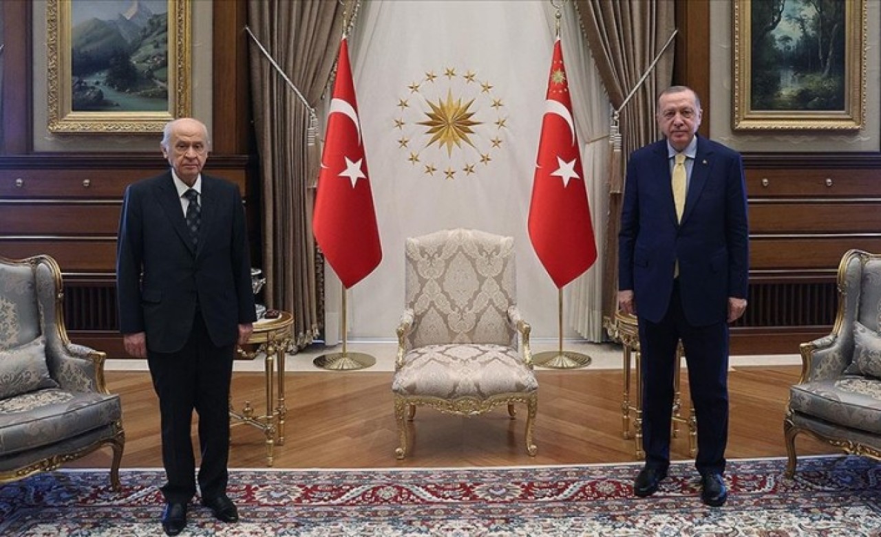 Ankara'da hareketli saatler: Cumhurbaşkanı Erdoğan'la Bahçeli'den sürpriz görüşme