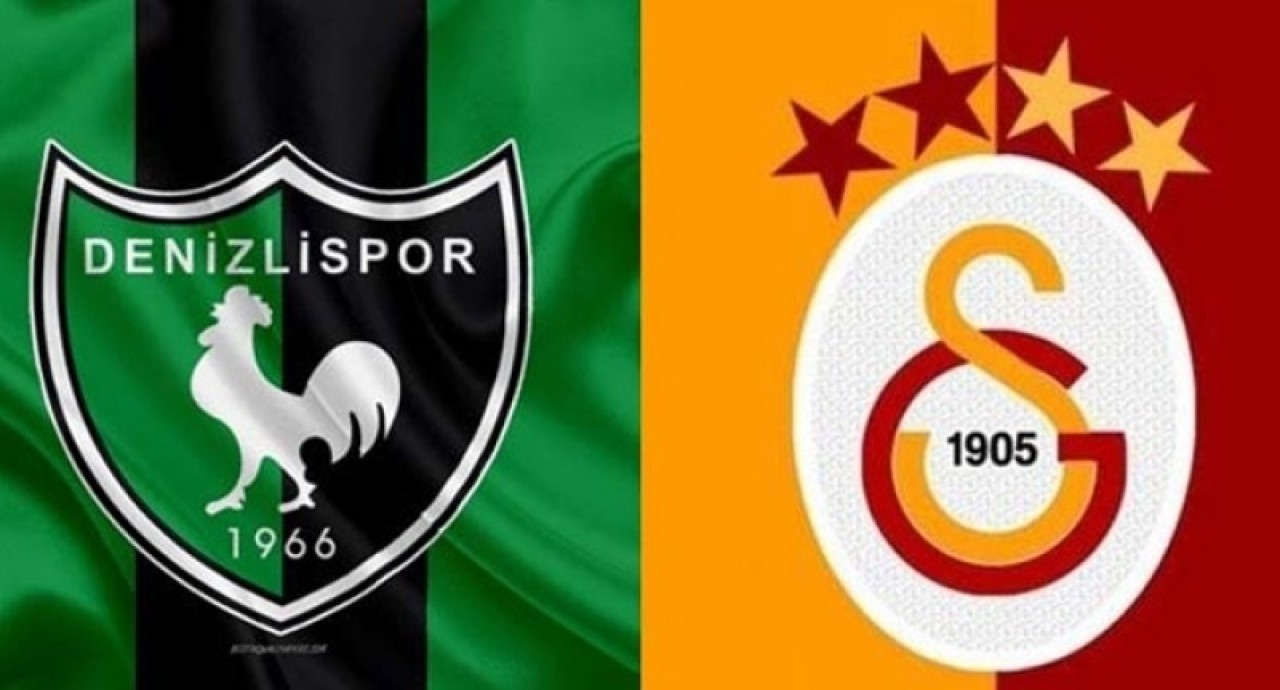 Denizlispor-Galatasaray: İlk onbirler belli oldu